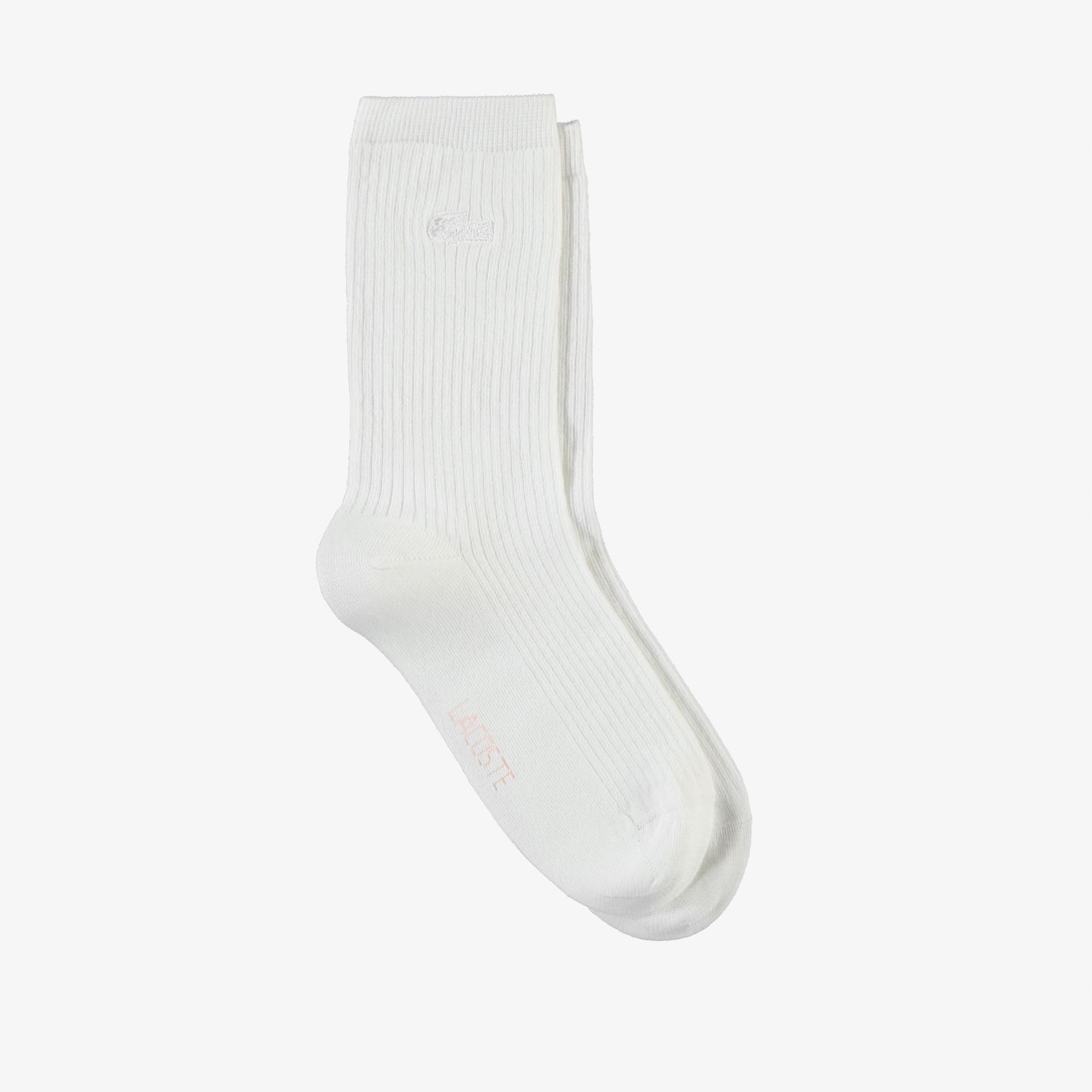 Lacoste Erkek Beyaz Çorap. 2