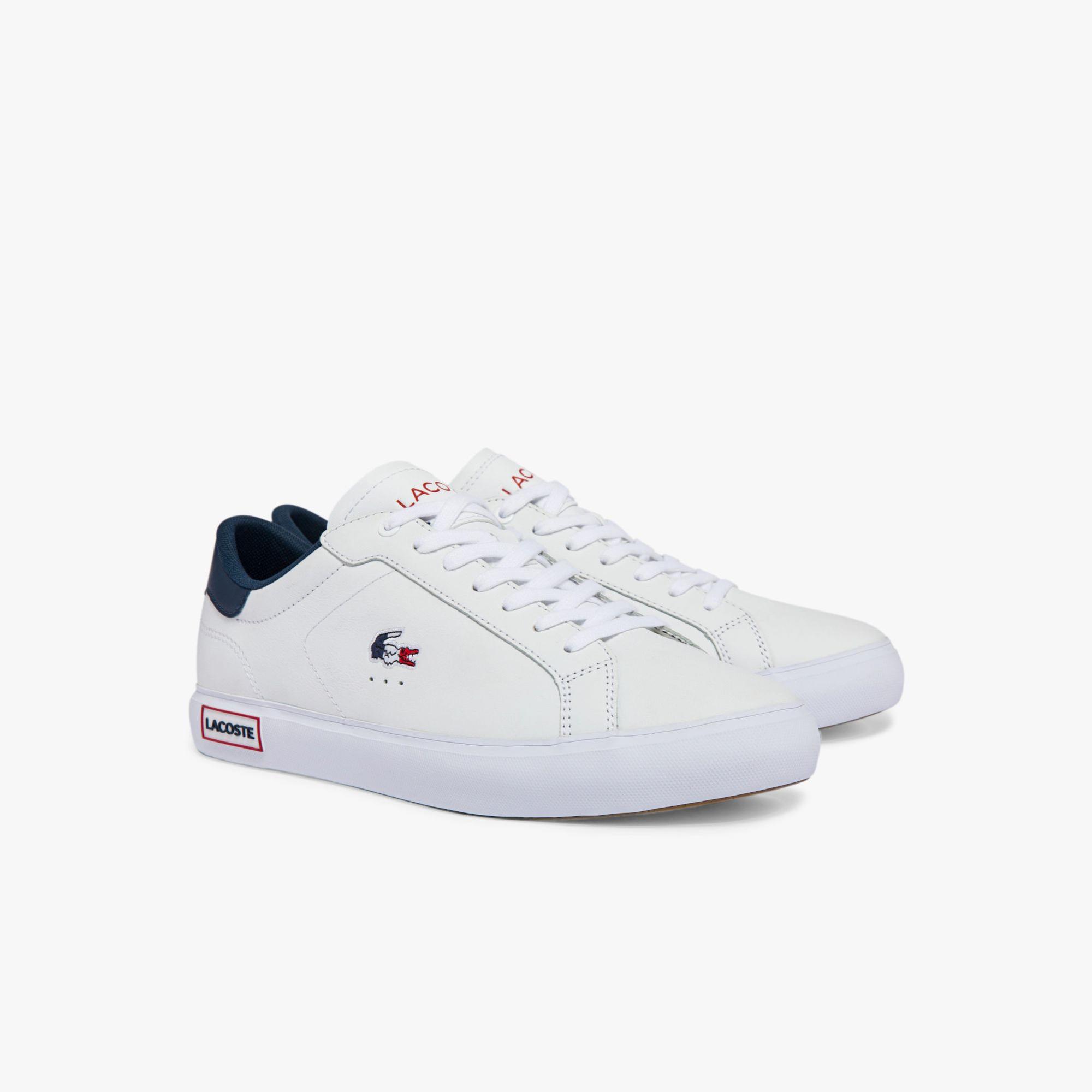 Lacoste Powercourt Erkek Beyaz Sneaker. 4