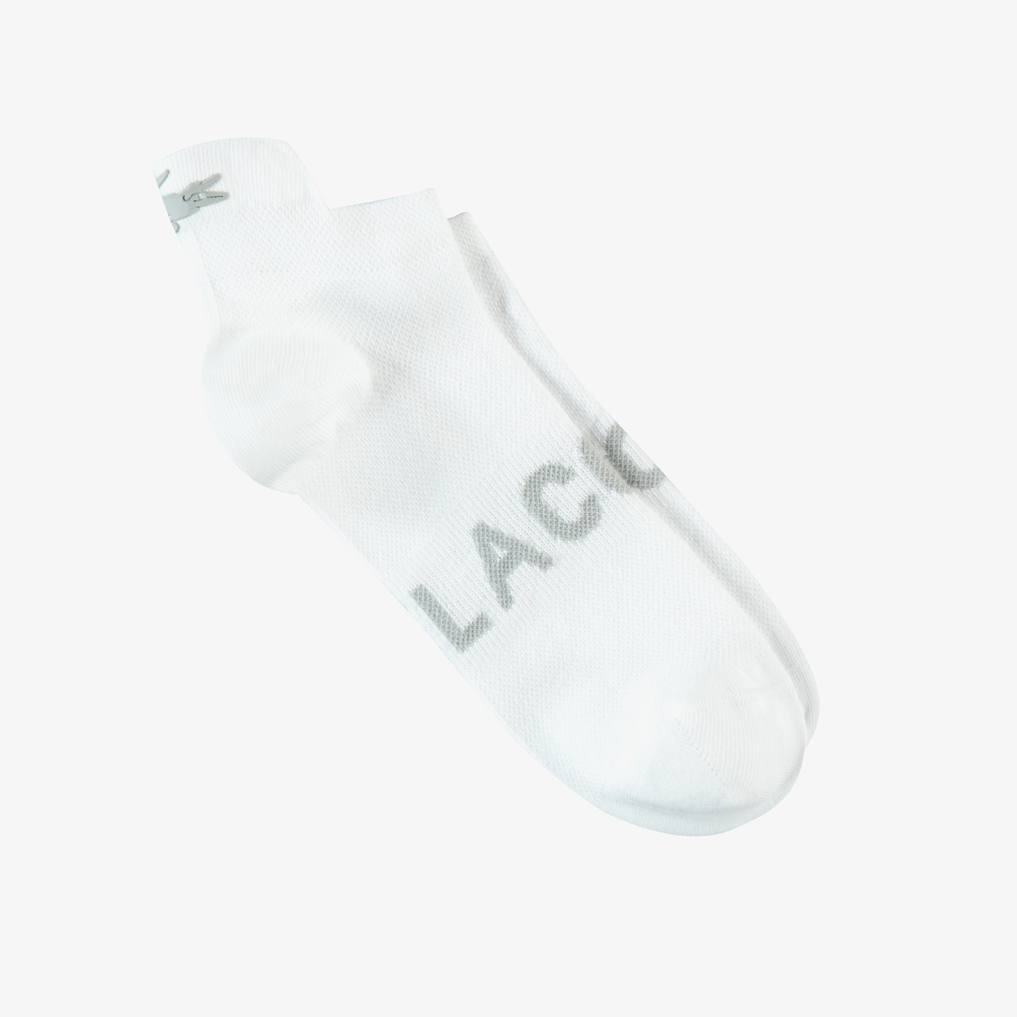 Lacoste Unisex Baskılı Beyaz Çorap. 1