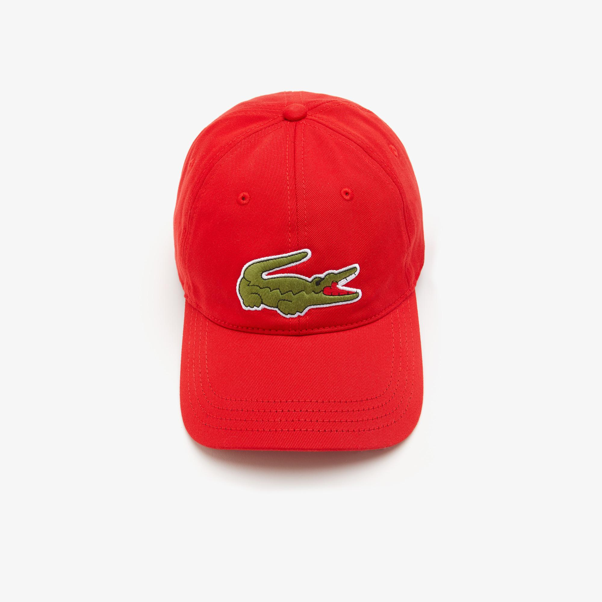 Lacoste Unisex Kırmızı Şapka. 4