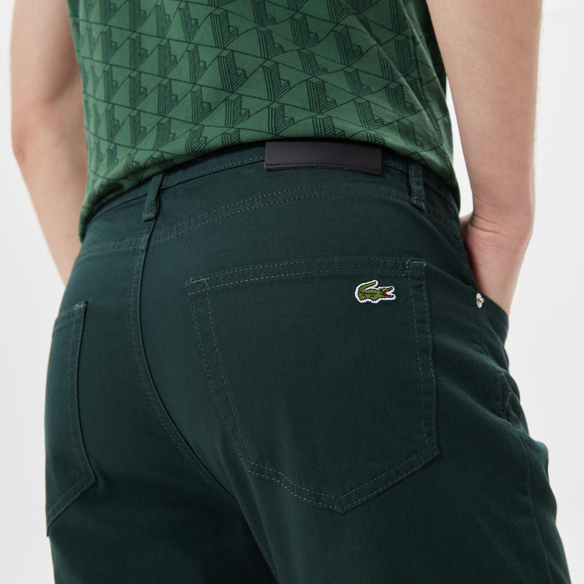 Lacoste Erkek Slim Fit Yeşil Pantolon. 6